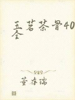 玉茗茶骨40集全