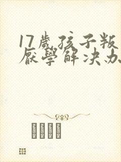 17岁孩子叛逆厌学解决办法封面
