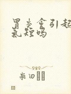 胃炎会引起呼吸气短吗封面