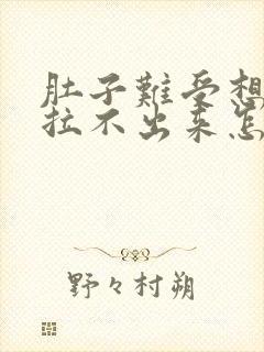 肚子难受想拉屎拉不出来怎么回事