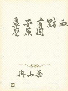 鼻子有点血是什么原因