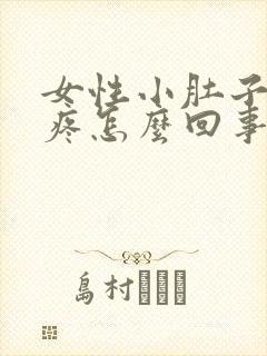 女性小肚子总是疼怎么回事封面