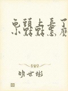 龟头上长了好多小点点怎么回事