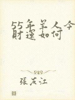 55年羊人今天财运如何