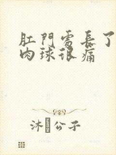 肛门处长了一个肉球很痛