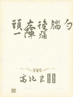 头左后脑勺一阵一阵痛