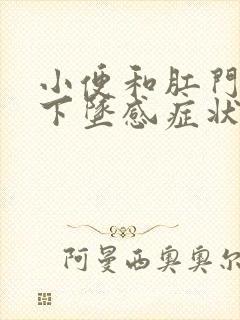 小便和肛门胀痛下坠感症状