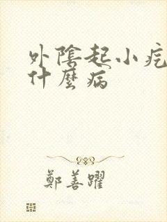 外阴起小疙瘩是什么病封面