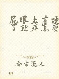 屁眼上有硬块压了就疼怎么回事封面