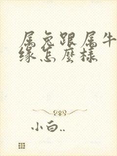 属兔跟属牛的姻缘怎么样