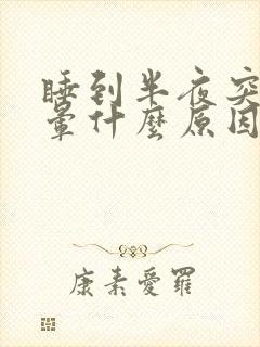 睡到半夜突然眩晕什么原因