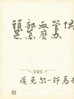 头部血管供血不足怎么办