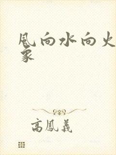 风向水向火象土象