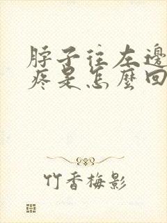 脖子往左边扭就疼是怎么回事封面