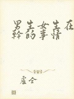 男生女生在床上干的事情封面