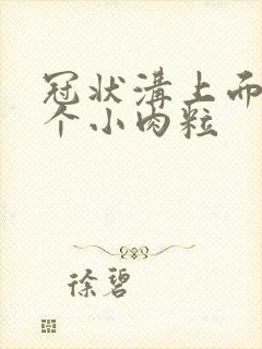 冠状沟上面长几个小肉粒