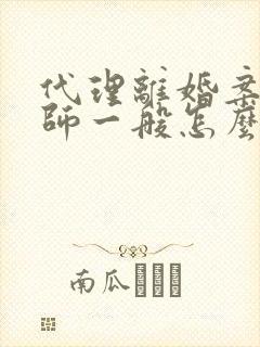 代理离婚案件律师一般怎么收费