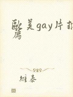 欧美gay片推荐