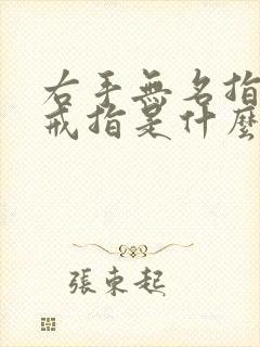 右手无名指上戴戒指是什么意思