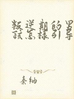 叛逆期的男孩子该怎样引导教育