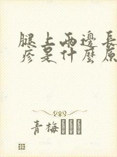 腿上两边长满红疹是什么原因