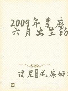 2009年农历六月出生的男孩命运如何