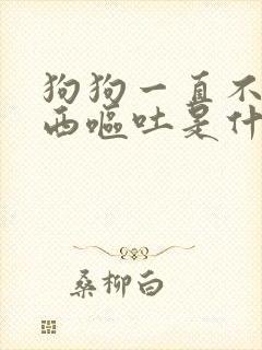 狗狗一直不吃东西呕吐是什么原因