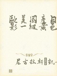 欧美国产日韩电影一级黄色