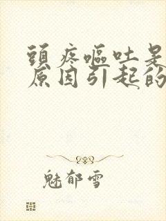 头疼呕吐是什么原因引起的封面