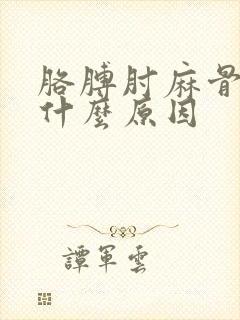 胳膊肘麻骨疼是什么原因封面