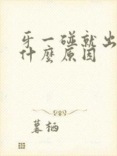 牙一碰就出血是什么原因封面