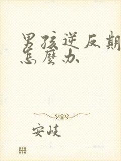 男孩逆反期家长怎么办