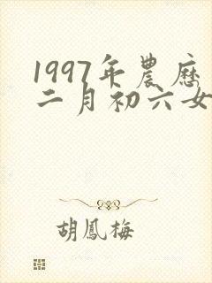 1997年农历二月初六女命