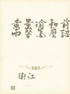 黄景瑜和前妻王雨馨怎么认识的