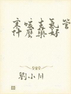 寒咳支气管炎吃什么药好