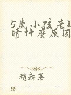 5岁小孩老眨眼睛什么原因封面