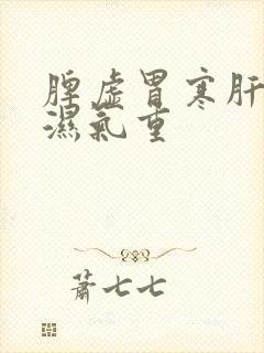 脾虚胃寒肝火旺湿气重封面