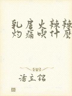 乳房火辣辣的烧灼痛吃什么药