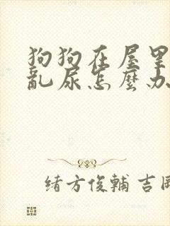 狗狗在屋里乱拉乱尿怎么办