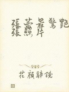 张蕾最惊艳的三张照片封面