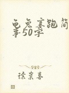 龟兔赛跑简短故事50字封面