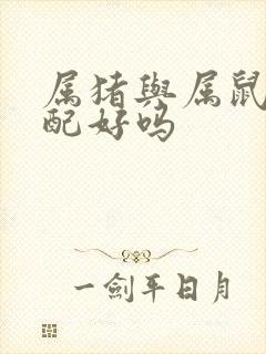 属猪与属鼠的婚配好吗