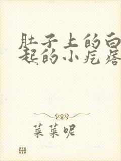 肚子上的白色凸起的小疙瘩是什么