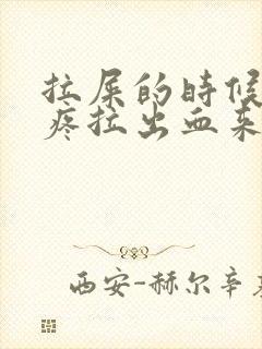 拉屎的时候有点疼拉出血来是什么原因