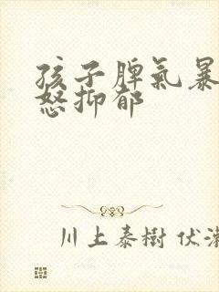 孩子脾气暴躁易怒抑郁