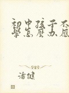 初中孩子不想上学怎么办应该怎样开导