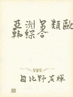 亚洲另类欧美日韩综合