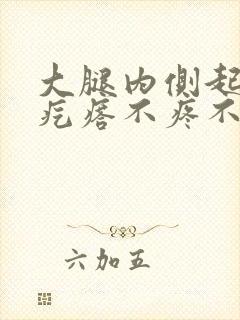 大腿内侧起红色疙瘩不疼不痒