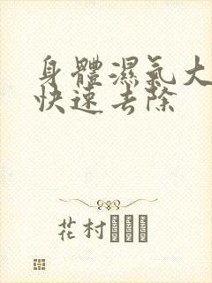 身体湿气大怎么快速去除