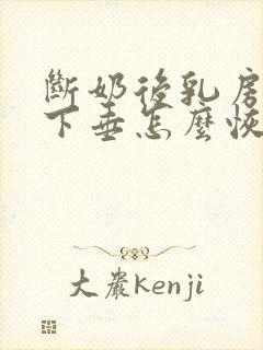 断奶后乳房干瘪下垂怎么恢复封面